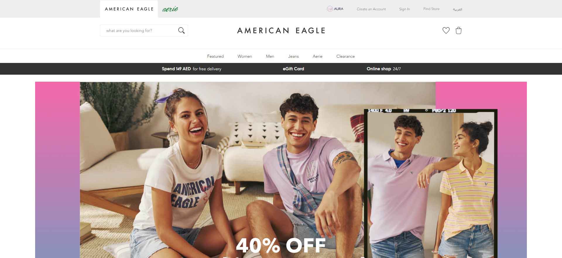 American Clothing Brand: American Eagle Official Website