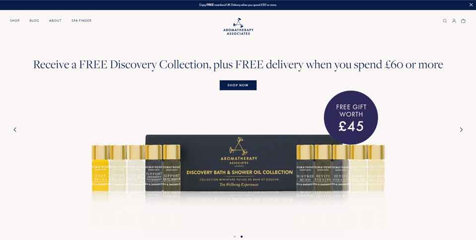 Aromatherapy Associates Official Website
