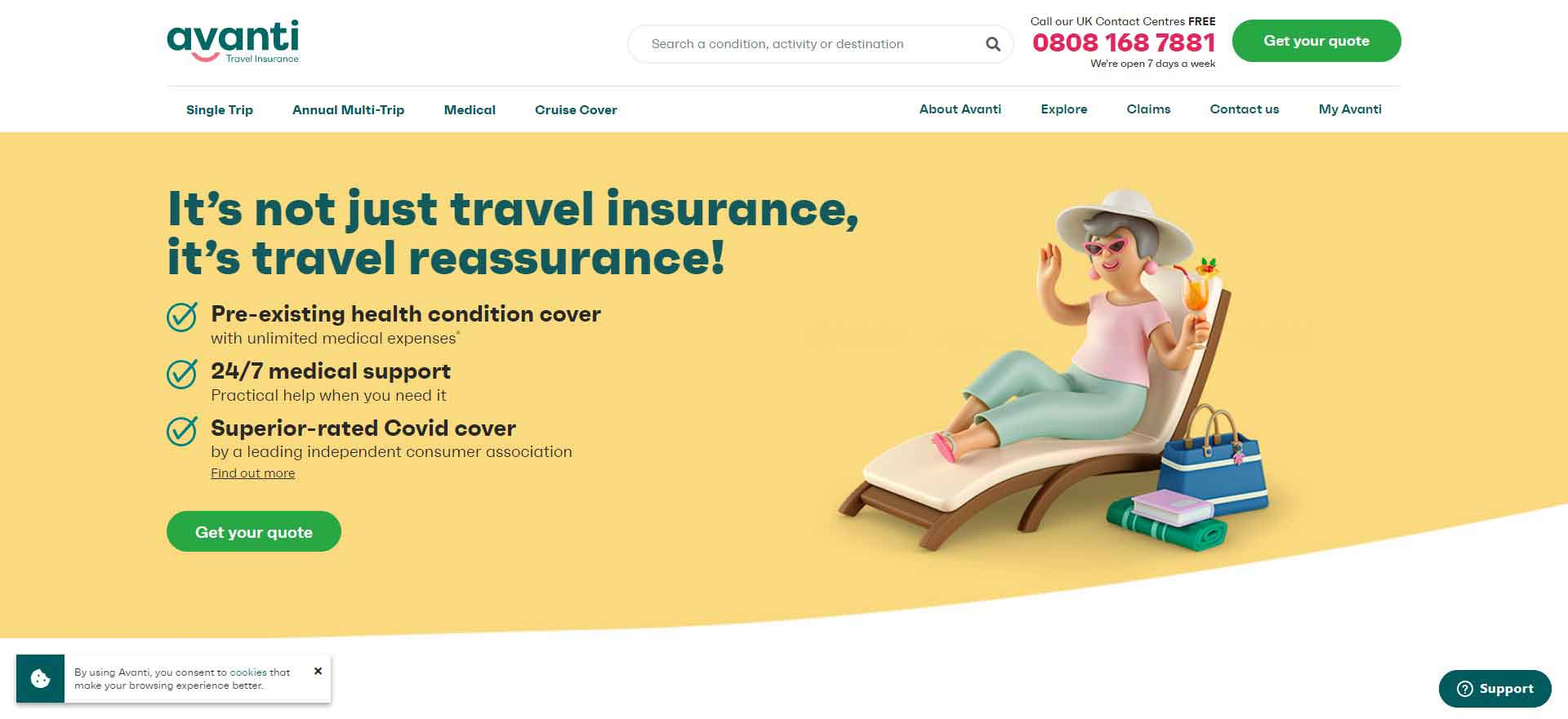 Avanti Travel Insurance: British Travel Insurance Official Website
