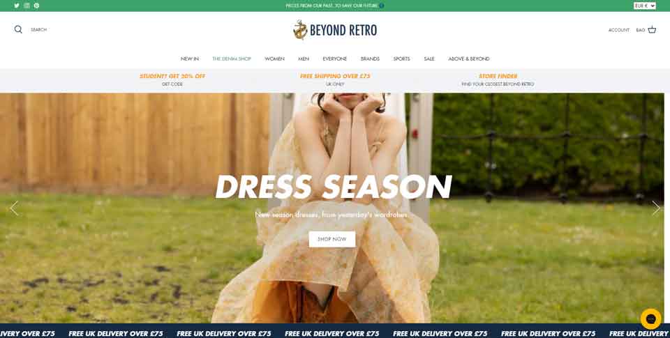 Beyond Retro Official Website