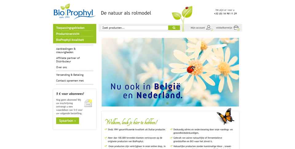 BioProphyl Official Website