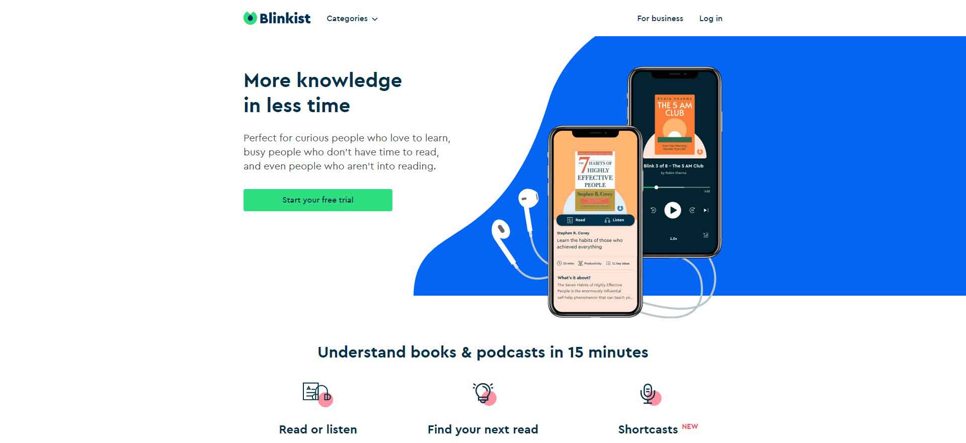 Blinkist - The Global App For Book Summaries of Nonfiction