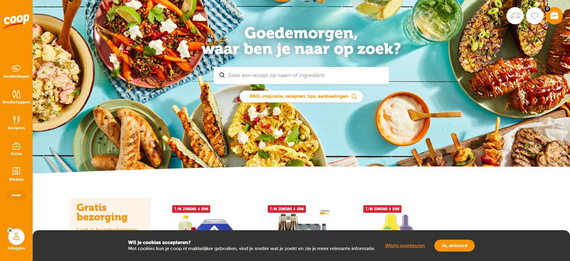 Dutch Supermarket Chain: Coop Official Site