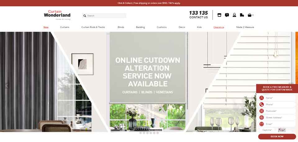 Curtain Wonderland Official Website