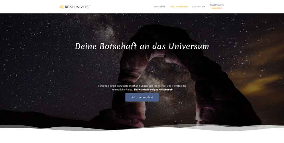 Dear Universe