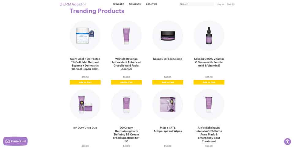 DERMAdoctor Official Website