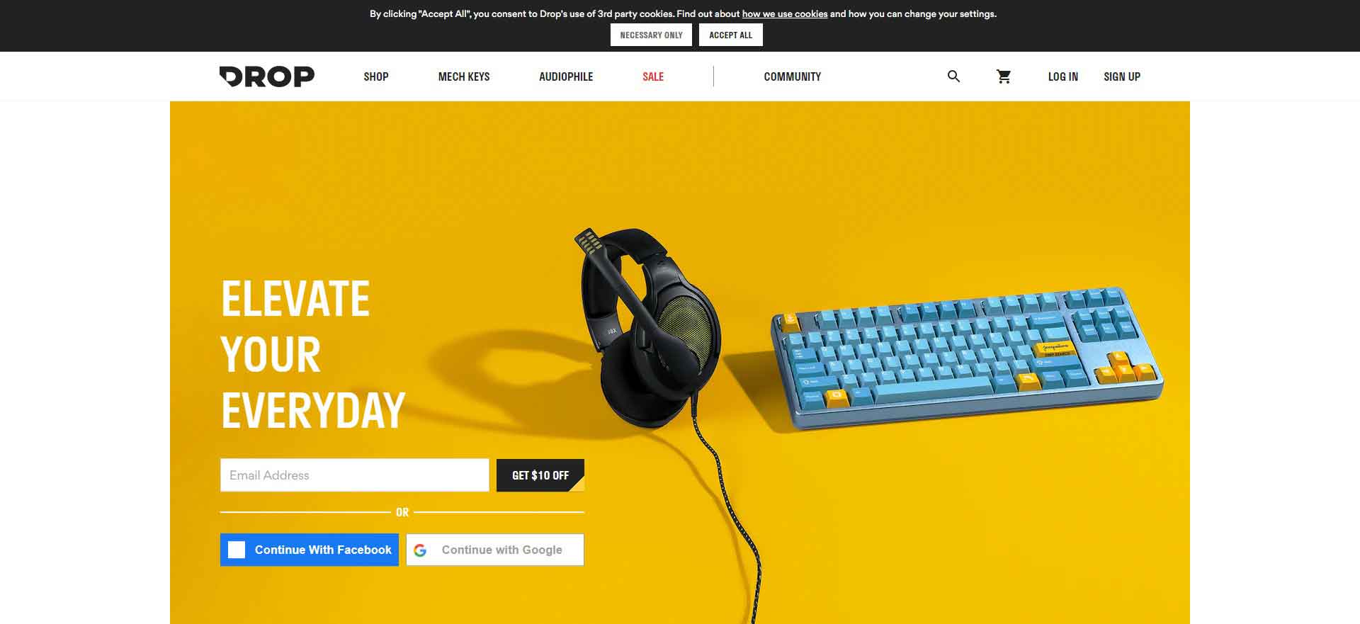 Drop: American E-commerce Platform Website