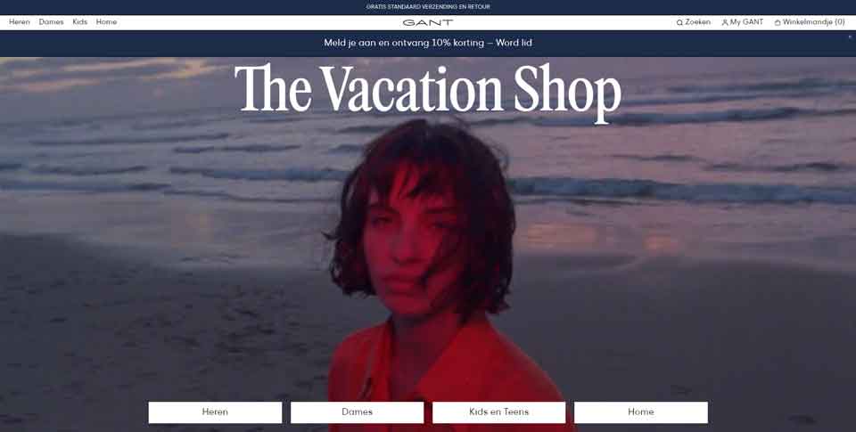 Gant Netherlands Official Website