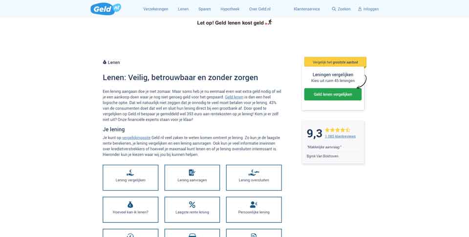 Geld nl Official Website