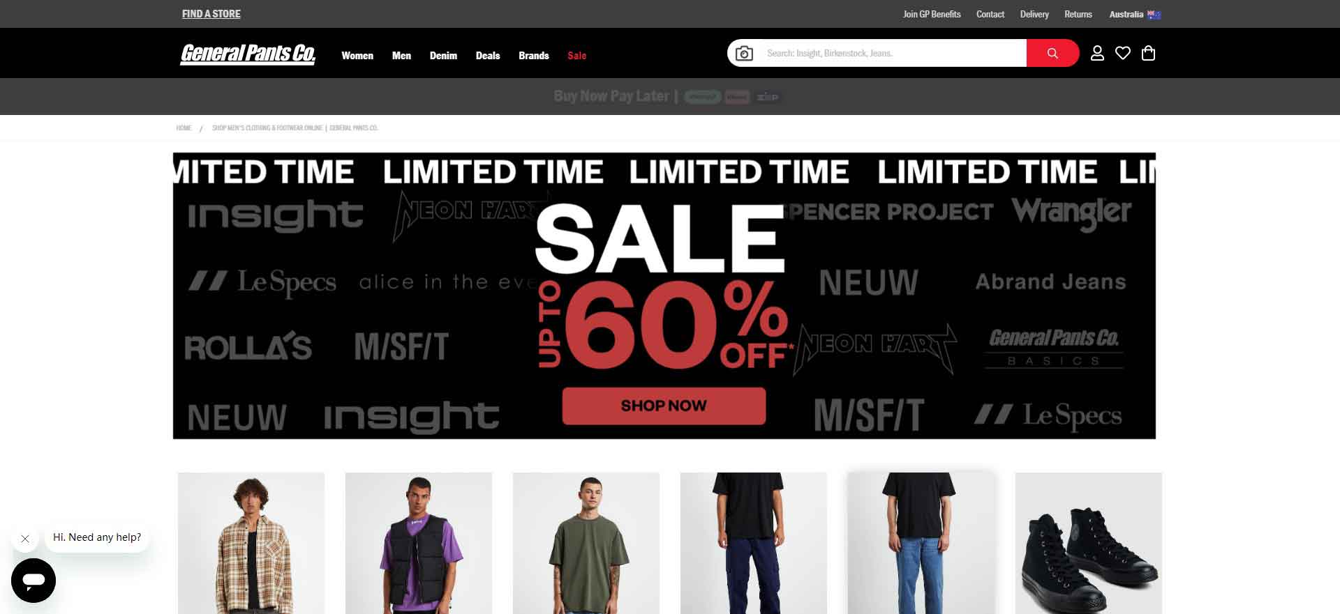 Australian Fashion Clothing Brand: General Pants Official Website