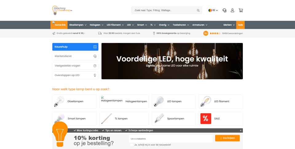 Gloeilampgoedkoop Official Website