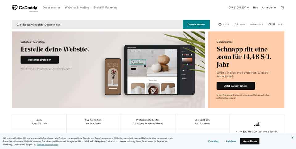 GoDaddy Official Website