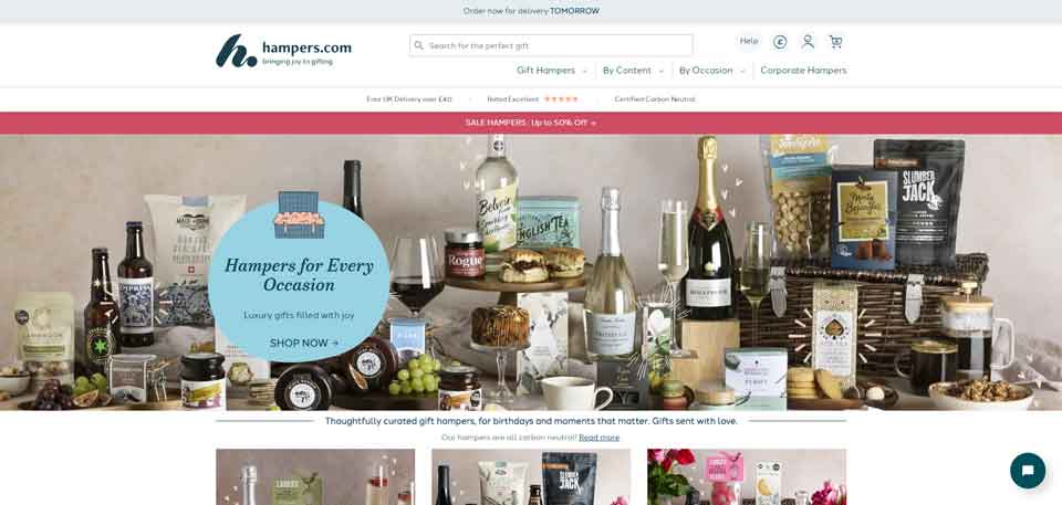 Hampers Official Website