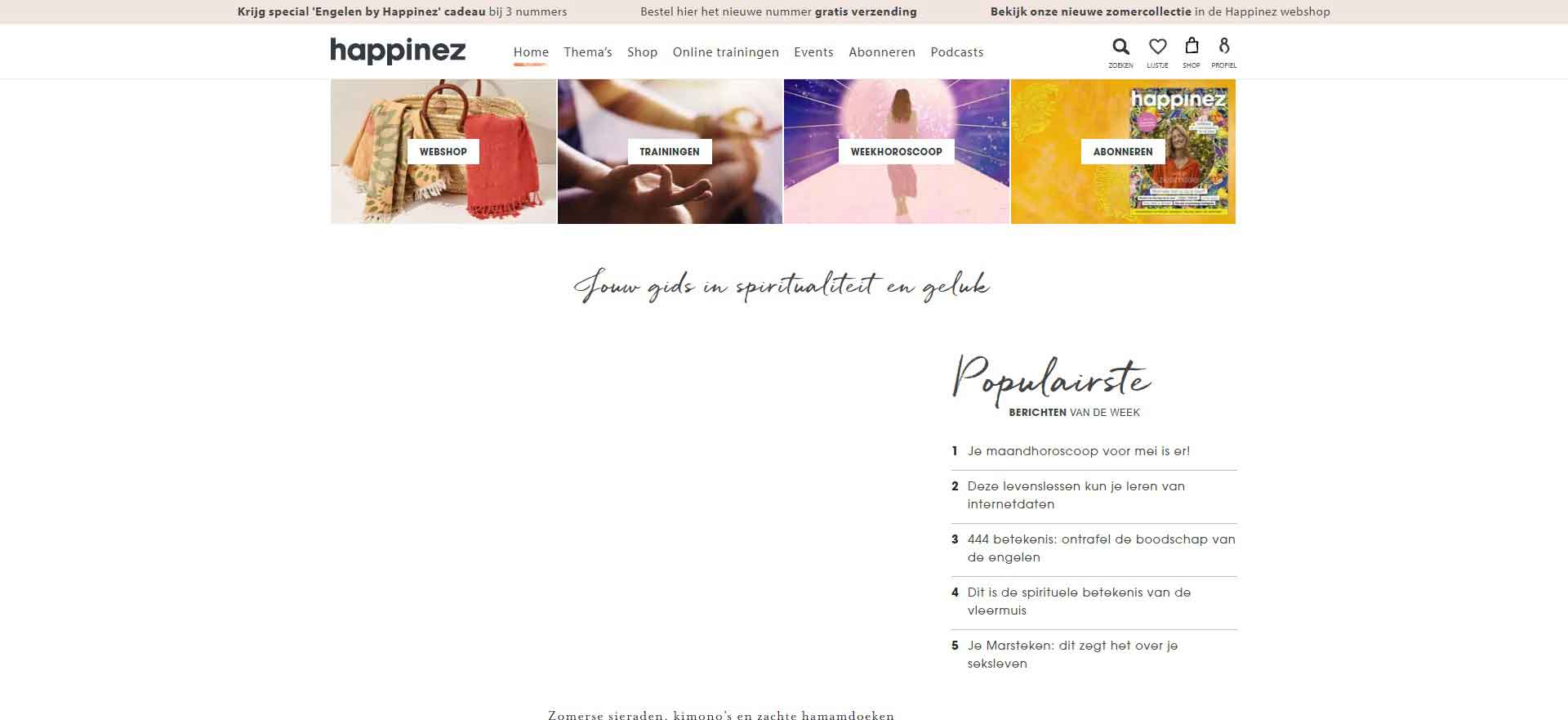 Happinez: The Dutch Magazine for Personal Growth and Wellbeing