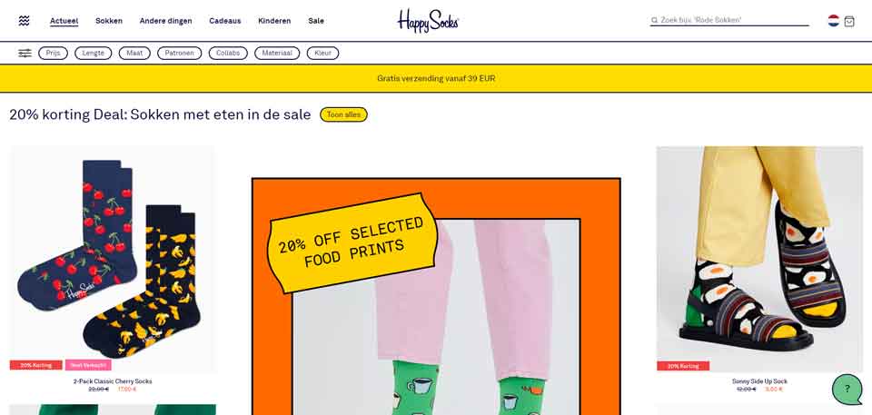 Happy Socks Netherlands Official Website
