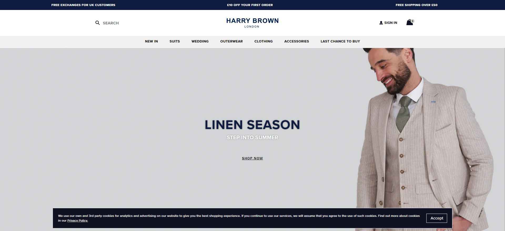 Harry Brown London: High-end British Men's Clothing Brand
