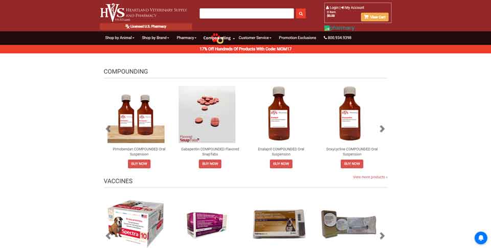 Heartland Veterinary Official Website