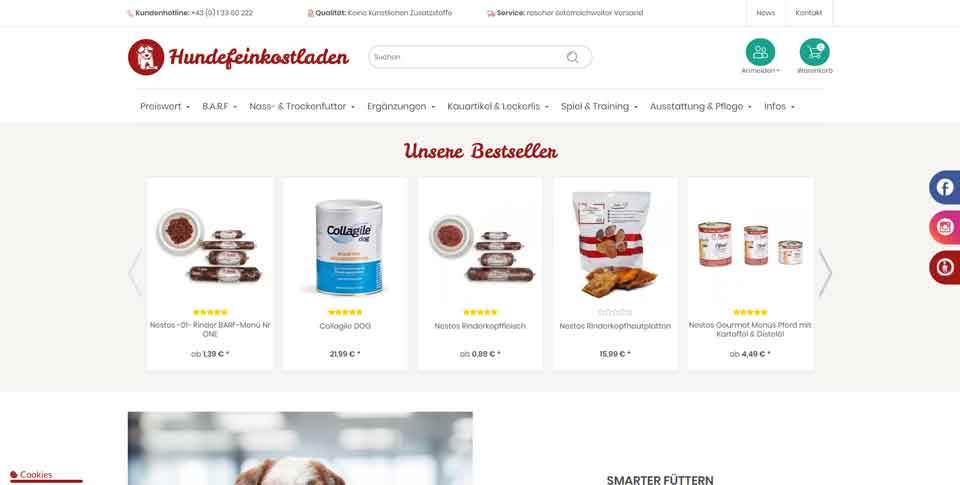 Hundefeinkostladen