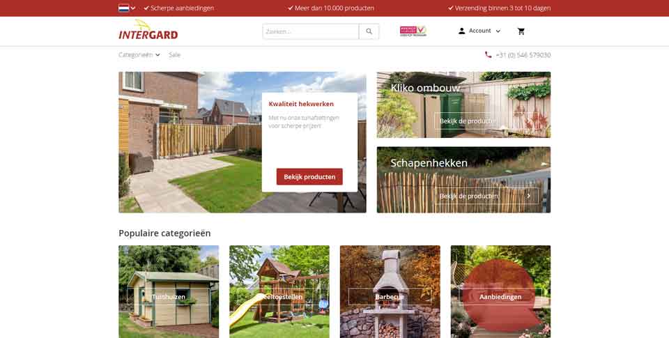 InterGard tuinartikelen Official Website