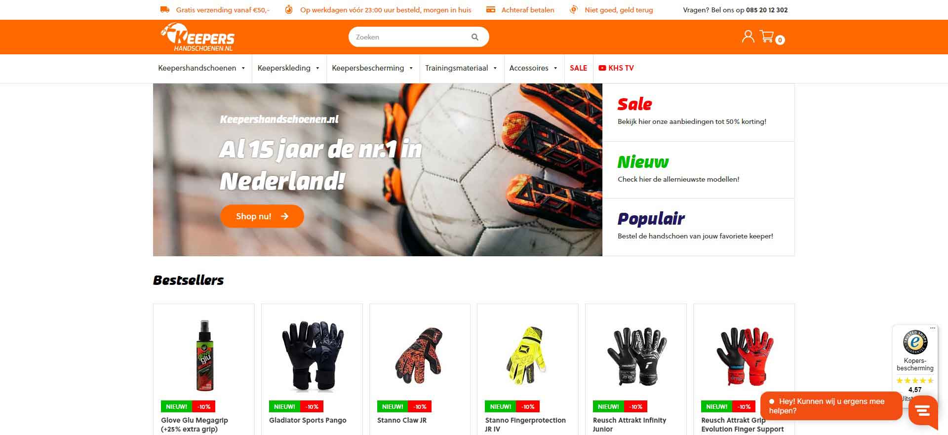 Dutch Goalkeeper Gloves Brand: Keepershandschoenen Website