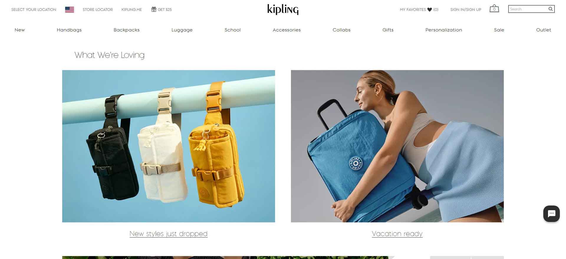 Kipling: Fashion Bags and Luggage from the U.S.