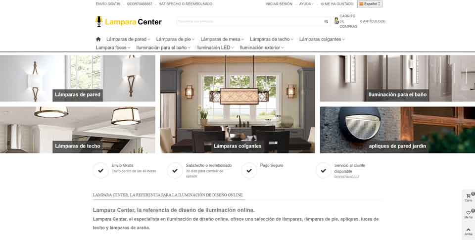 Lámpara Center
