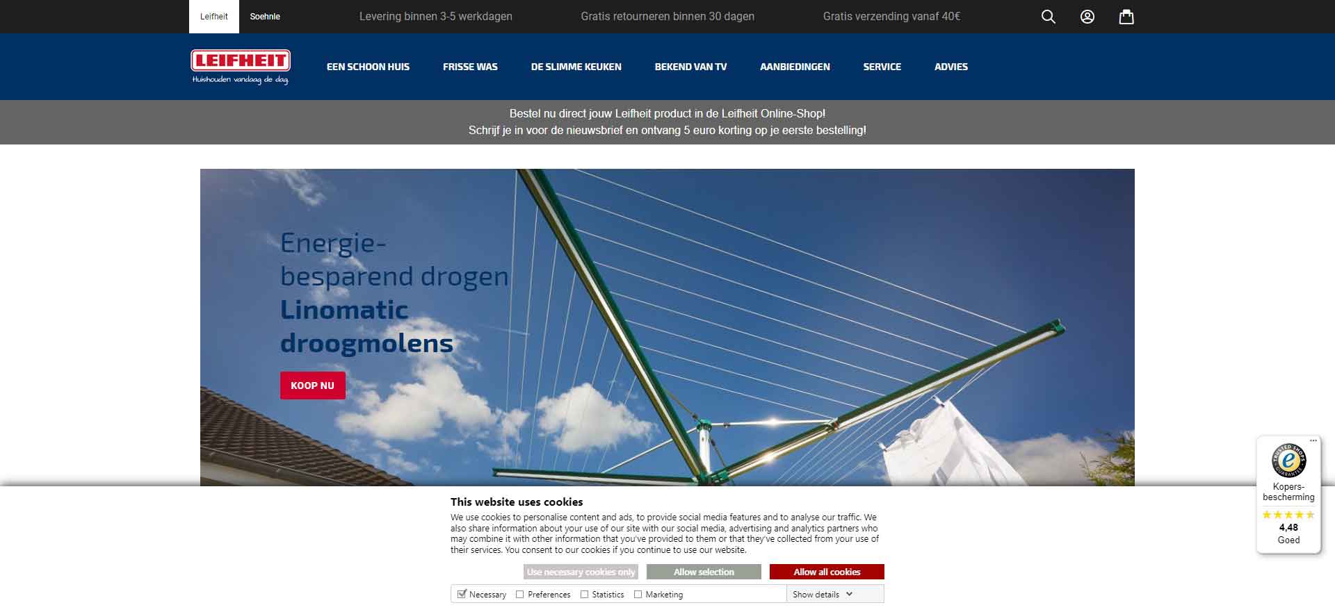 Leifheit Official Website: The German Home Cleaning Products Brand