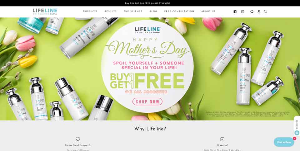 Lifeline Skincare Official Website