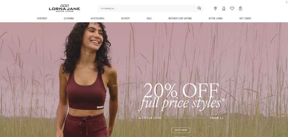 Lorna Jane Official Website