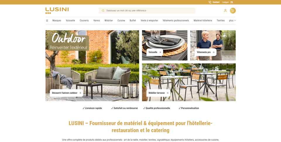 Lusini Belgium Official Website