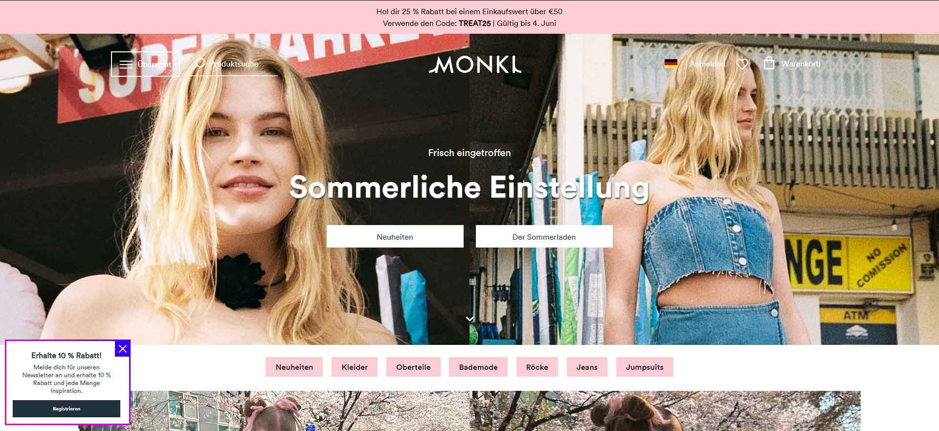 Monki: The Swedish Fashion Brand Website