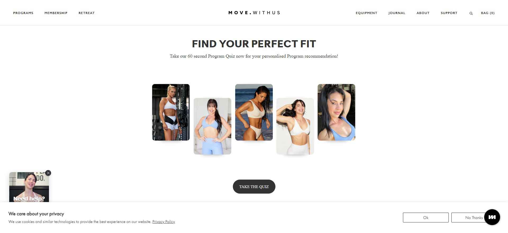 American Fitness Brand: Move With Us Official Website