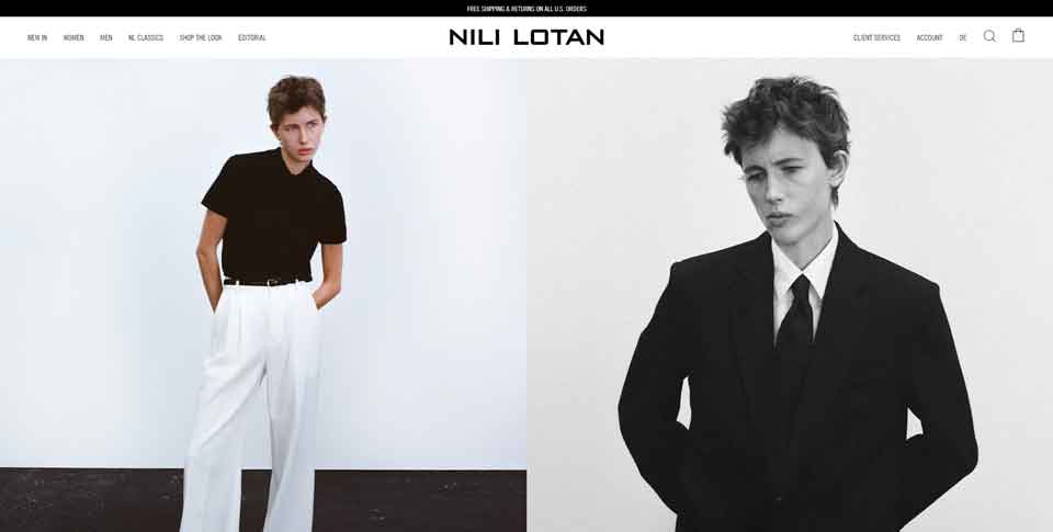 Nili Lotan Official Website