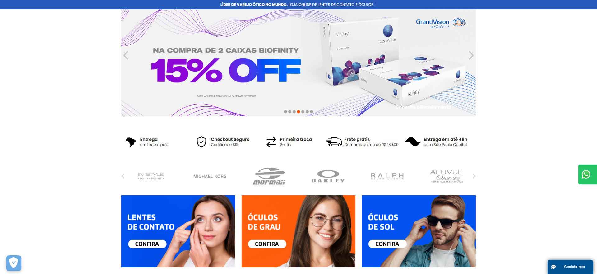 GrandVision: Brazilian Eyewear Official Website