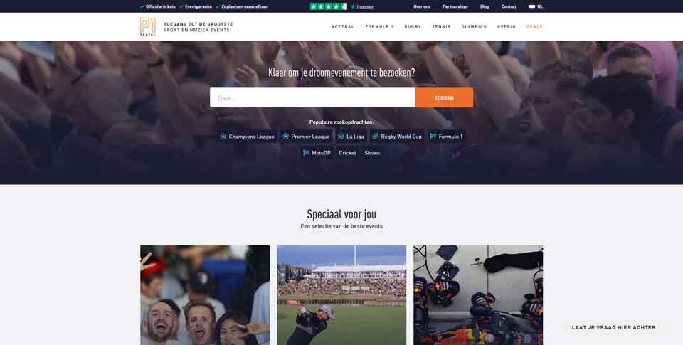 P1 Travel Official Website