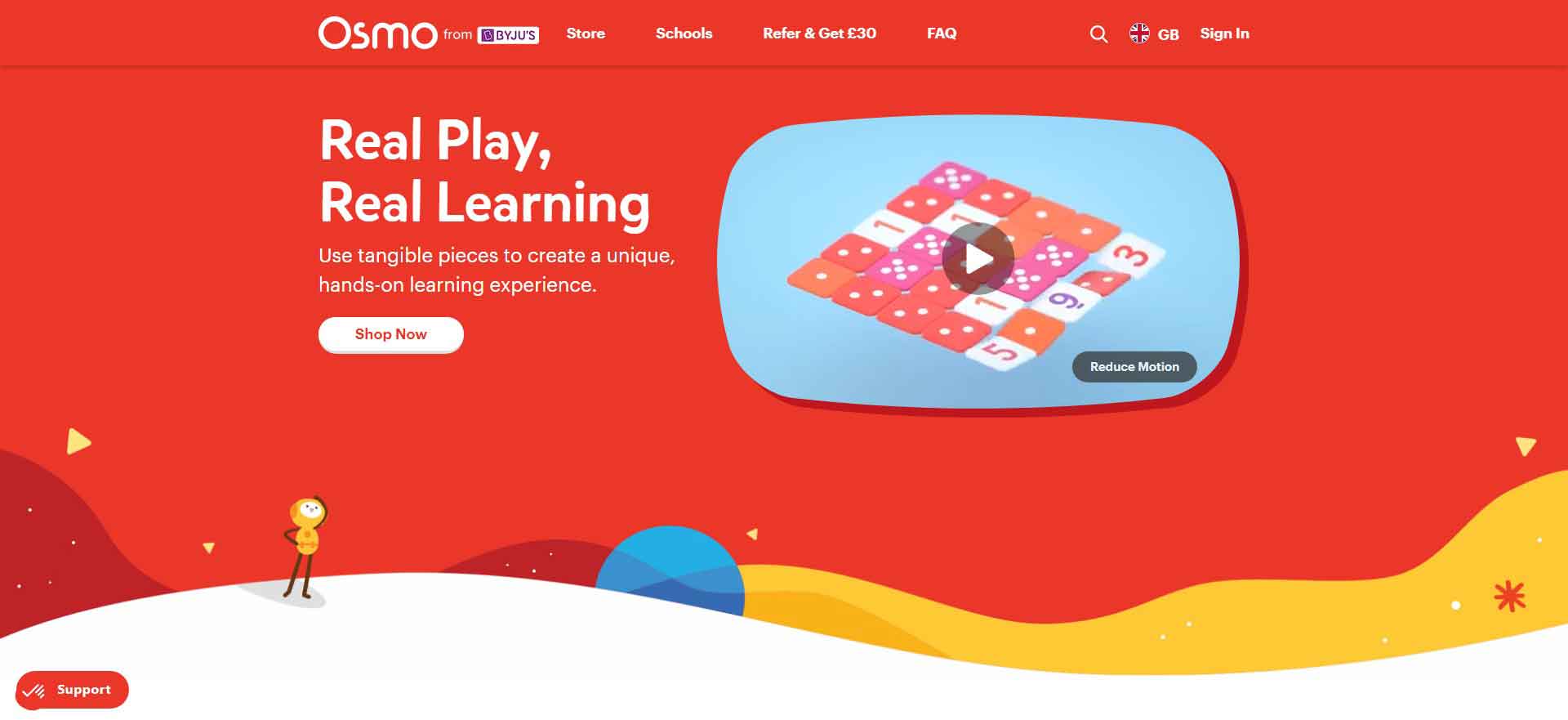 American Children's Intelligent Educational Toy Brand: PlayOsmo Website