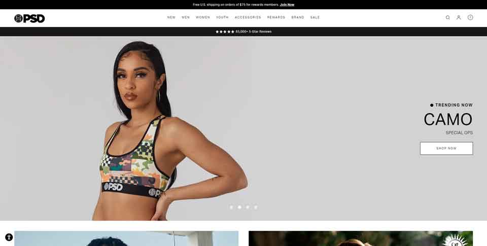 PSD Underwear Official Website