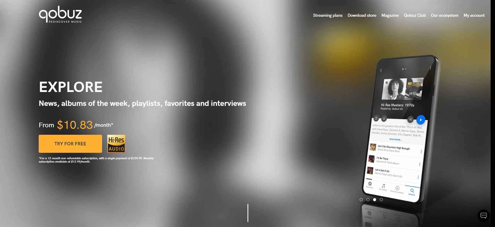 High-Resolution Music Streaming Platform: Qobuz Official Website