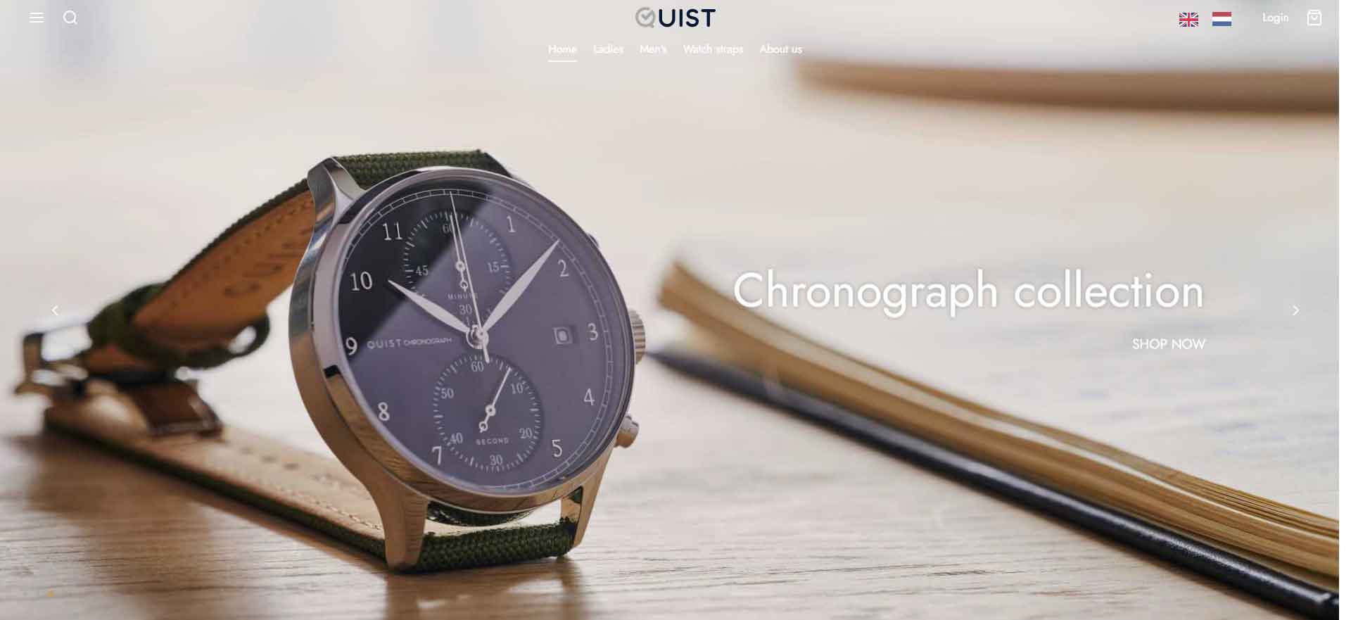 Quist Watches: Dutch Watch Brand Website