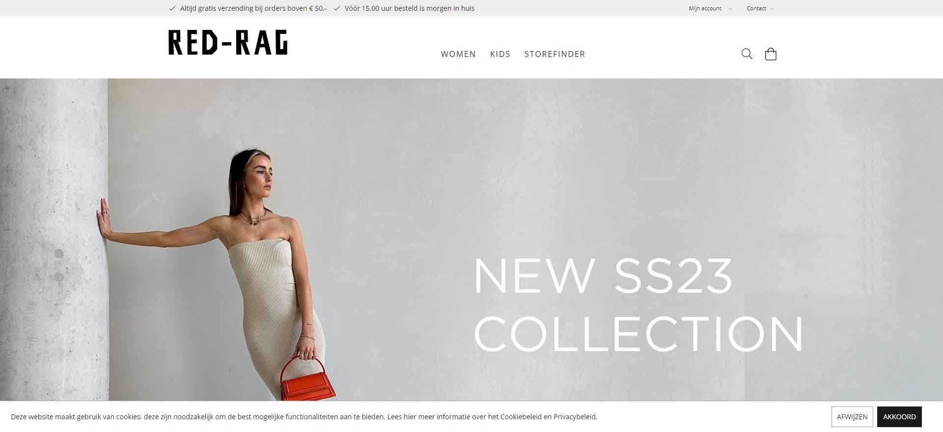 Dutch Fashion Footwear Brand: Red-Rag Website