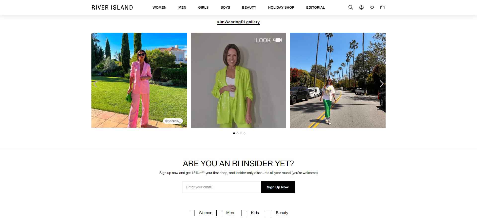 British Fashion Brand: River Island Official Website