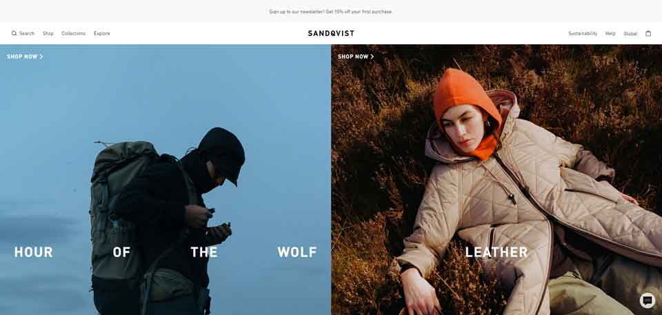 Sandqvist Official Website