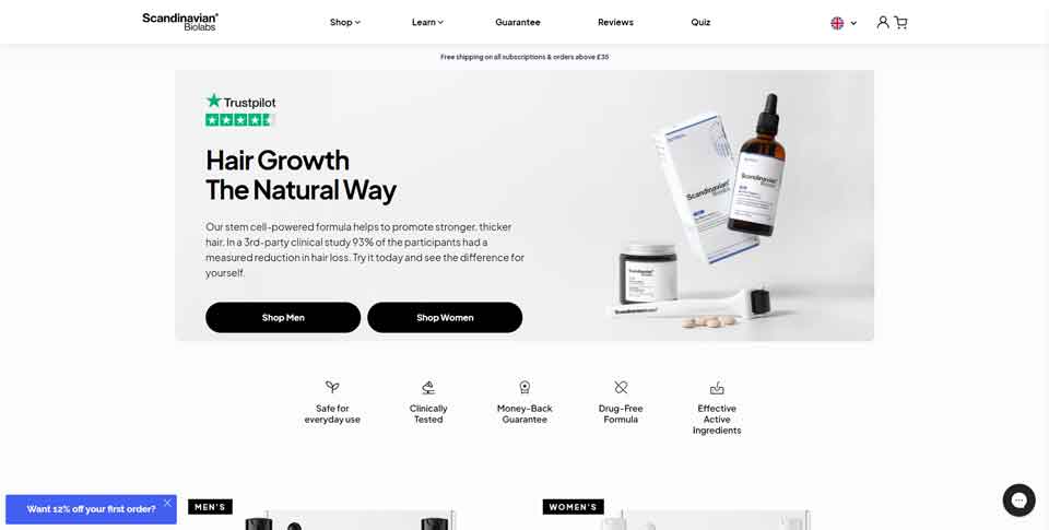 Scandinavian Biolabs Official Website