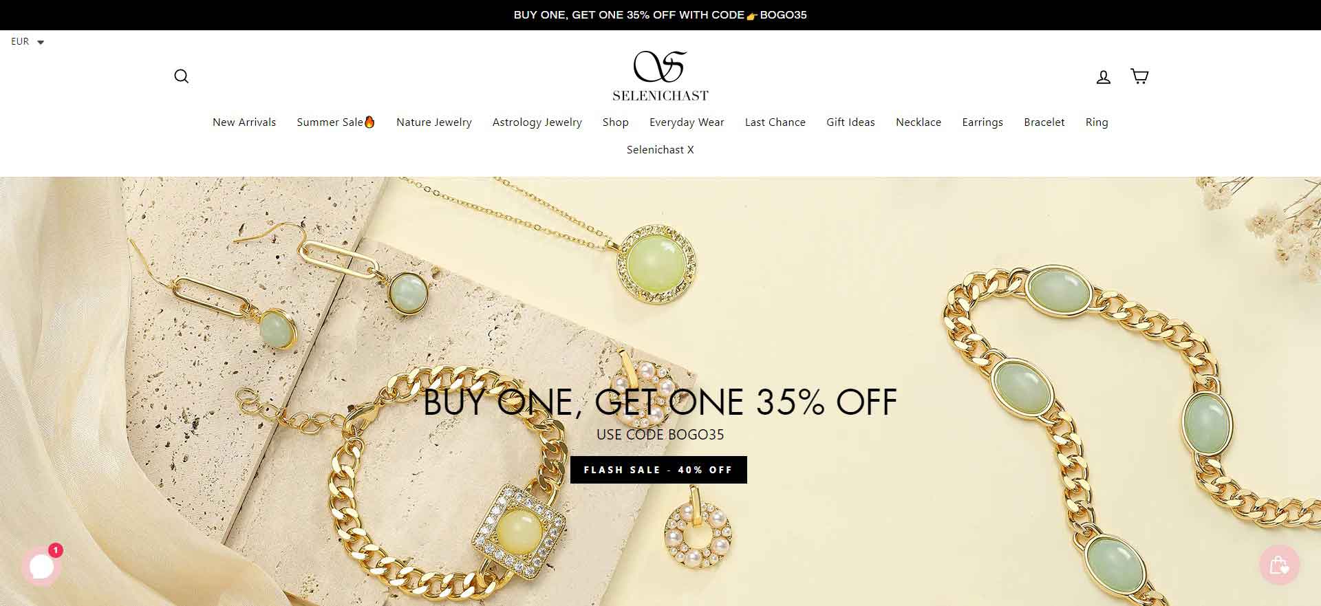Seleni Chast: American Fashion Brand Website