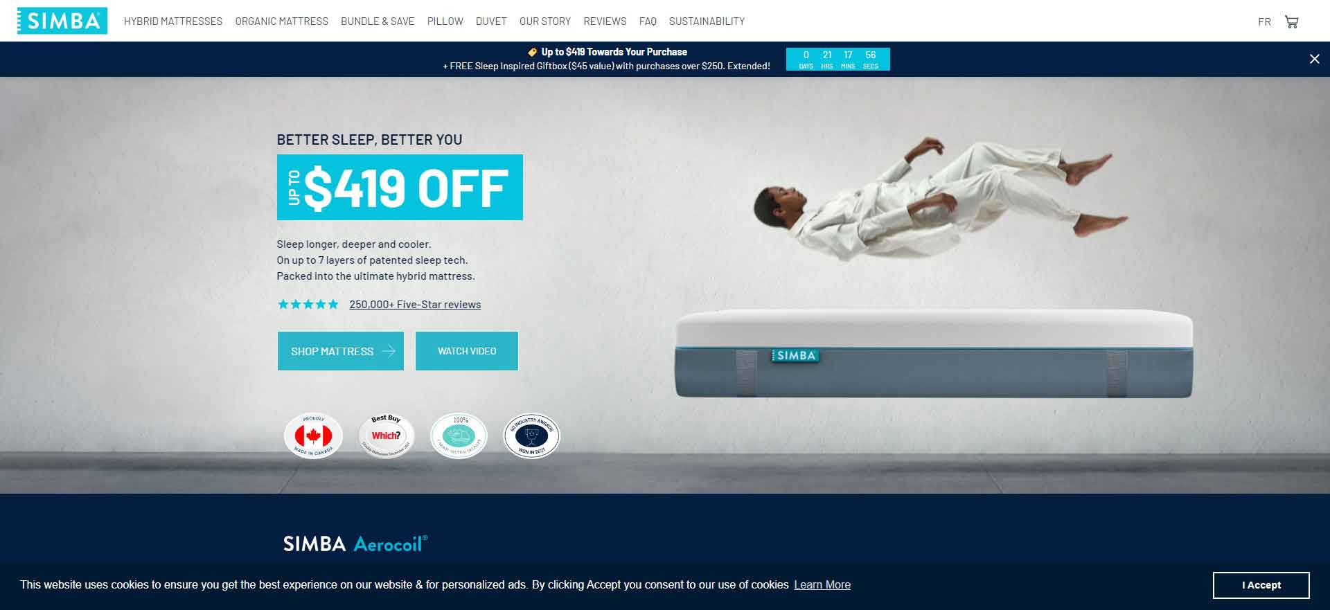 Simba Sleep Official Website: A Canadian Mattress Brand