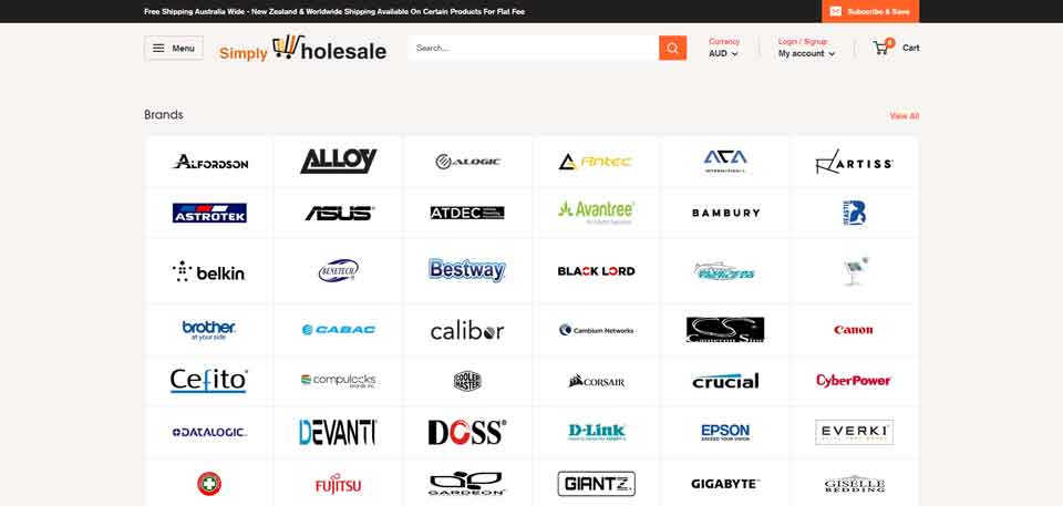 Simply Wholesale Official Website