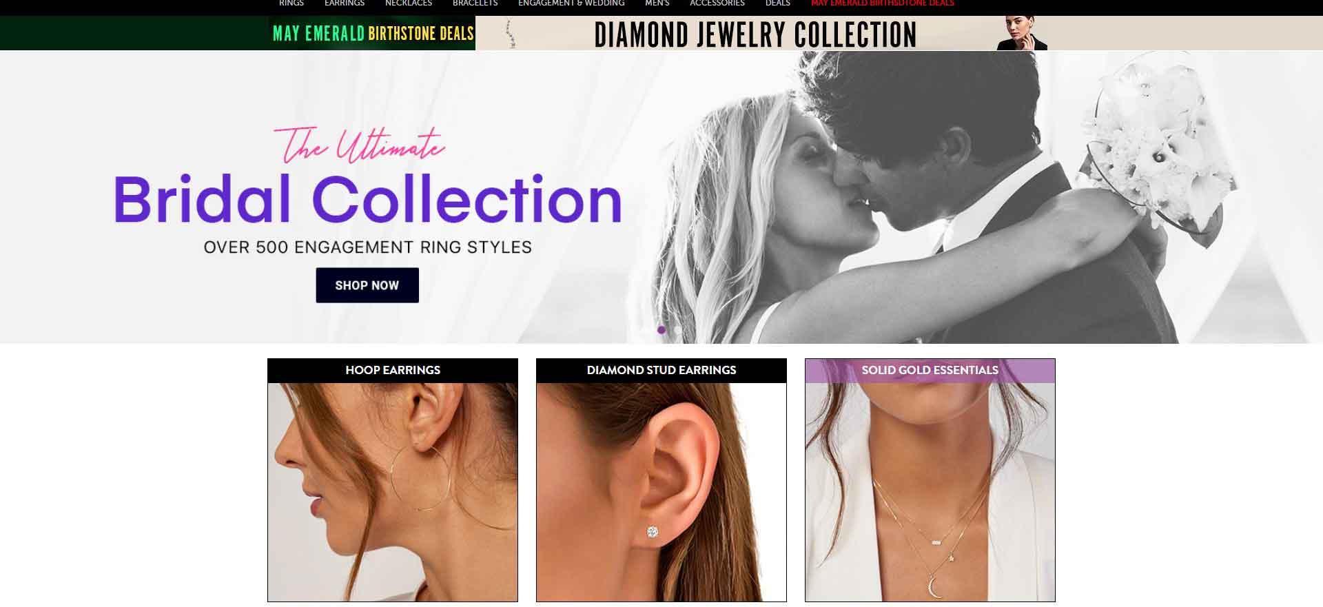 Jewelry Retail Website: Szul Official Website