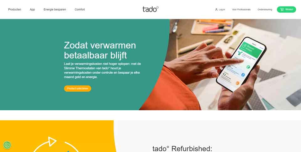 Tado Official Website