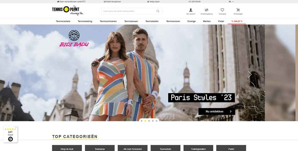 Tennis Point  Official Website