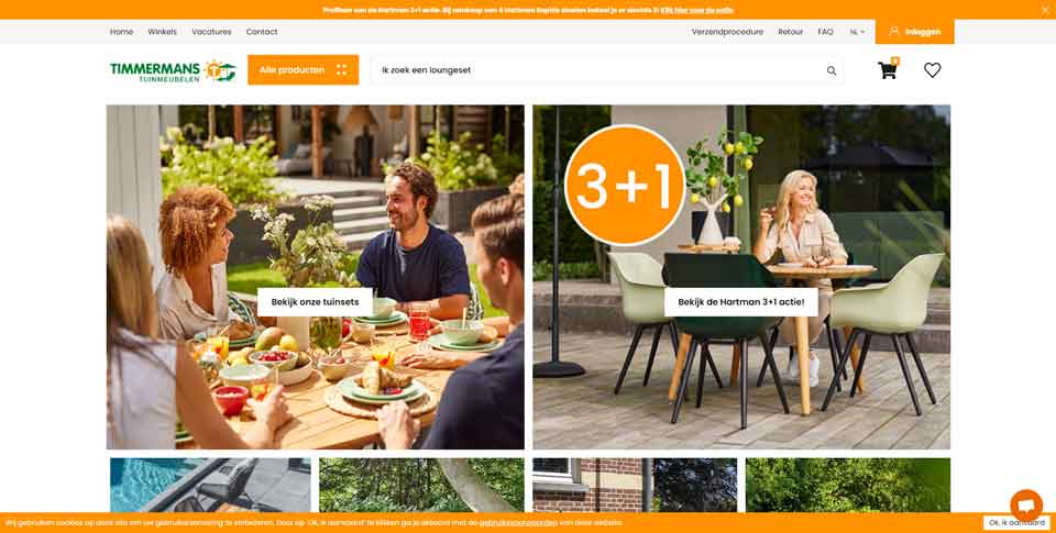 Timmermans Tuinmeubelen Official Website